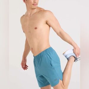 Men’s Saxx Gainmaker 2N1 Shorts in Army Green Size Large‎